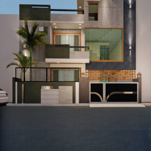 Modern House 1300 Sqft Elevation Design