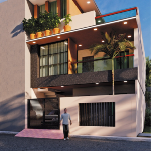 25x40 Modern House Plan | G+1 | North Facing | PDF
